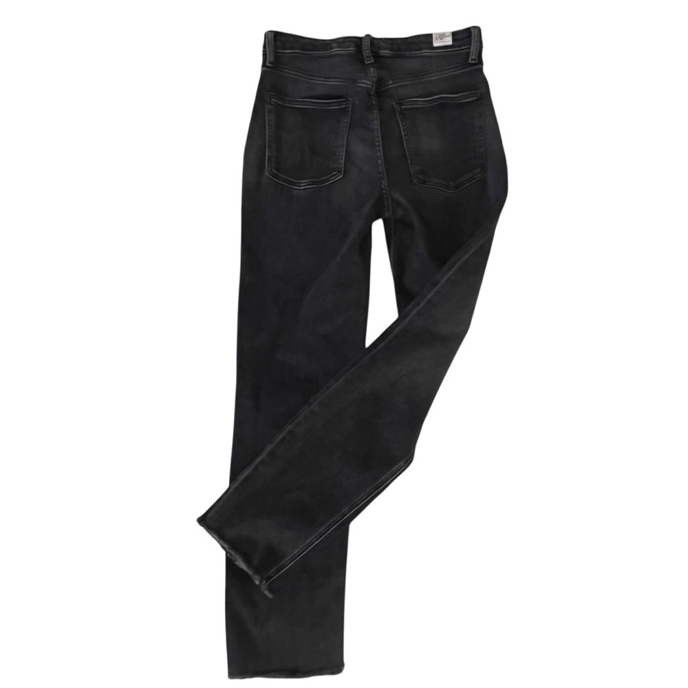 Frank & Eileen Derry Signature Slim Straight Washed Black Raw Hem Jeans Size 27 - Picture 6 of 14